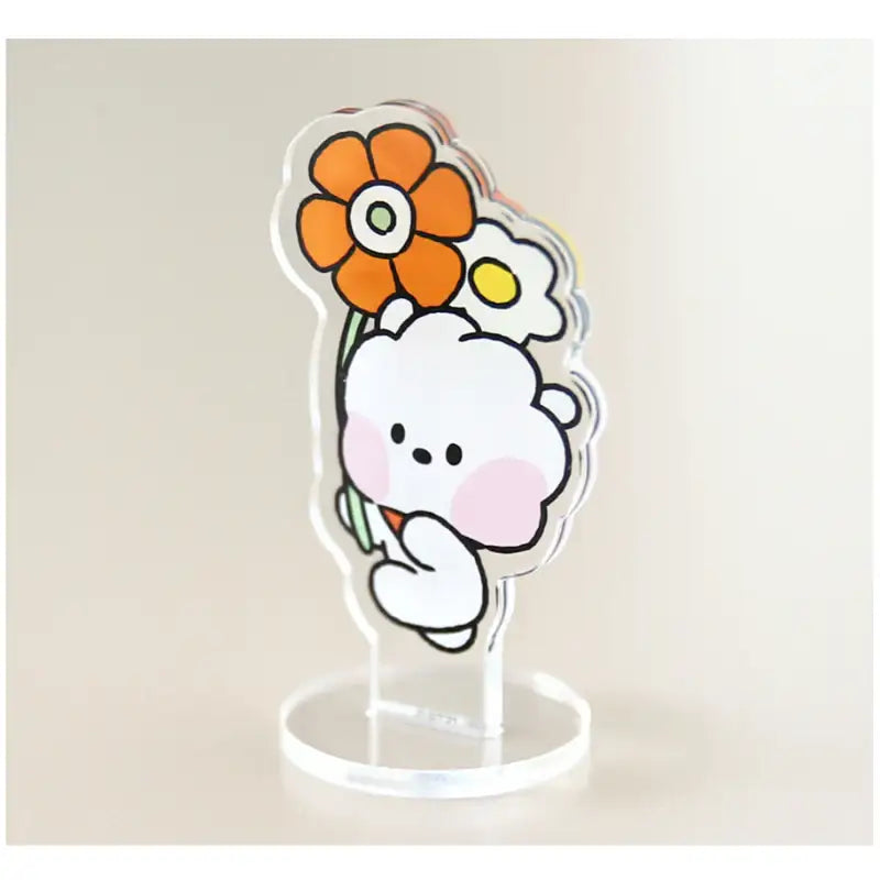 Monopoly x BT21 - Minini Acrylic Stand - Happy Flower - Monopoly - Acrylic Stand - Harumio