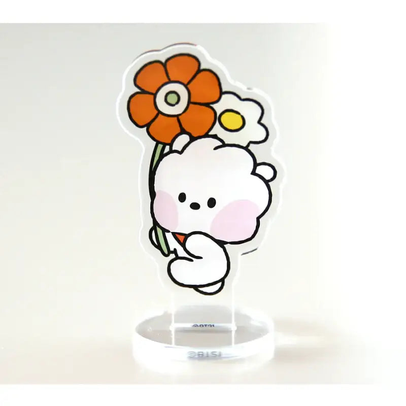Monopoly x BT21 - Minini Acrylic Stand - Happy Flower - Monopoly - Acrylic Stand - Harumio