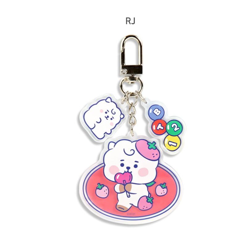 Monopoly x BT21 - Baby Acrylic Key Ring - Jelly Candy