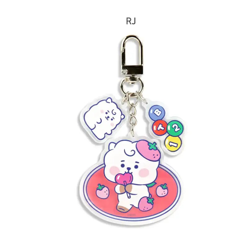 Monopoly x BT21 - Baby Acrylic Key Ring - Jelly Candy - Monopoly - Keyring - Harumio