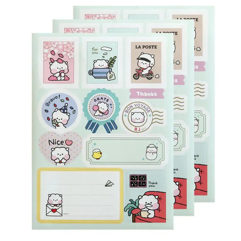 Monopoly x BT21 - Minini Removable Gift Sticker - Monopoly - Stickers - Harumio