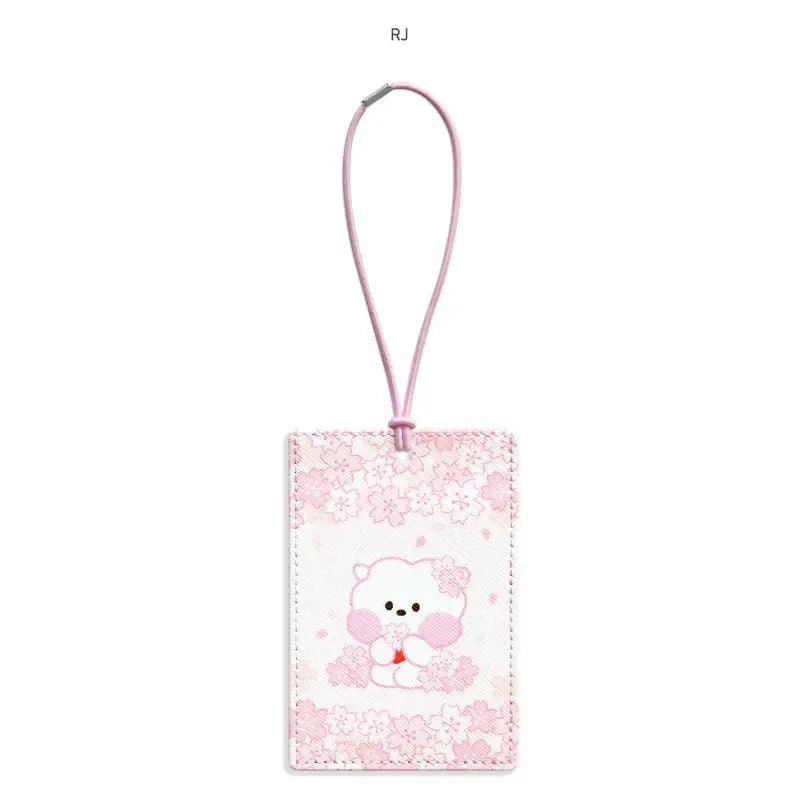 Monopoly x BT21 - Minini Travel Tag- Cherry Blossom - Monopoly - Travel Tag - Harumio