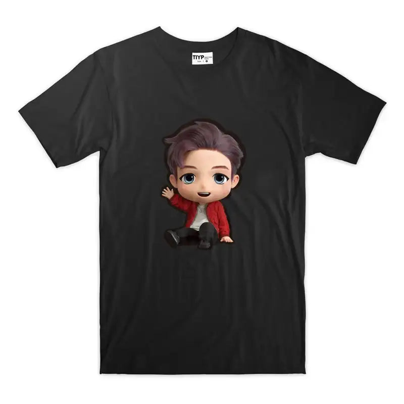 BTS - TinyTAN x TIYP - 3D Black Pajama - BTS - Clothing - Harumio