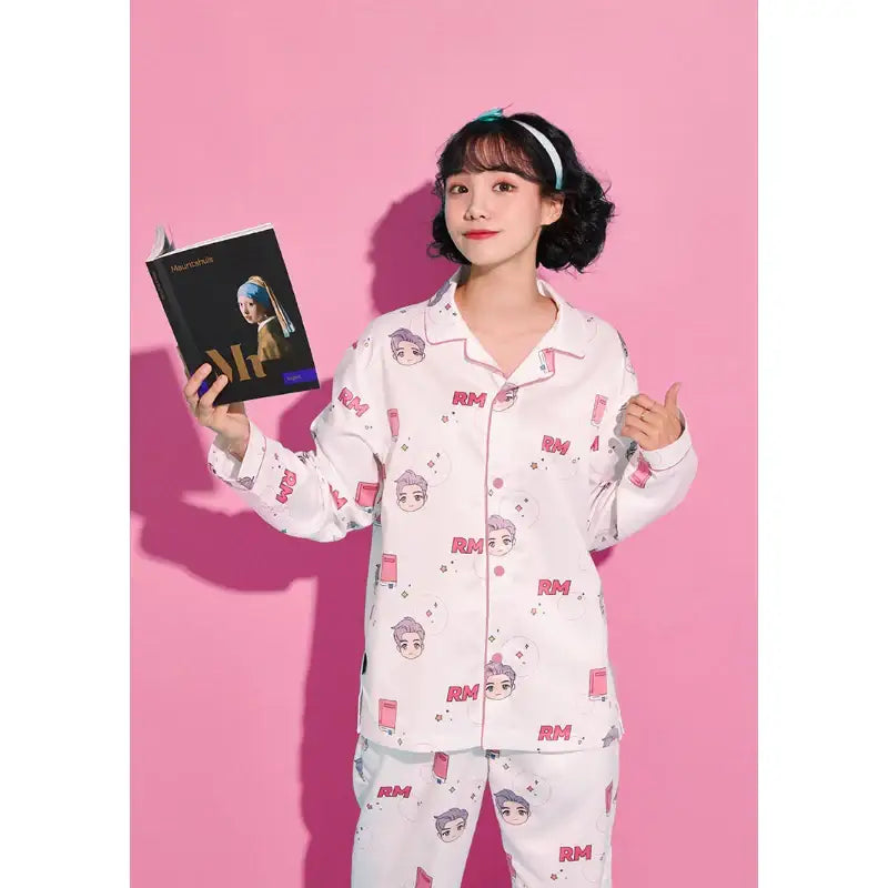 BTS - TinyTAN x TIYP - Big Face Pajama - BTS - Clothing - Harumio