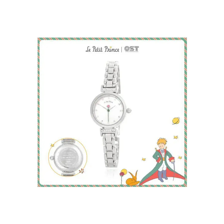 Le Petit Prince x OST - One Rose Silver Metal Watch - OST - Watches - Harumio