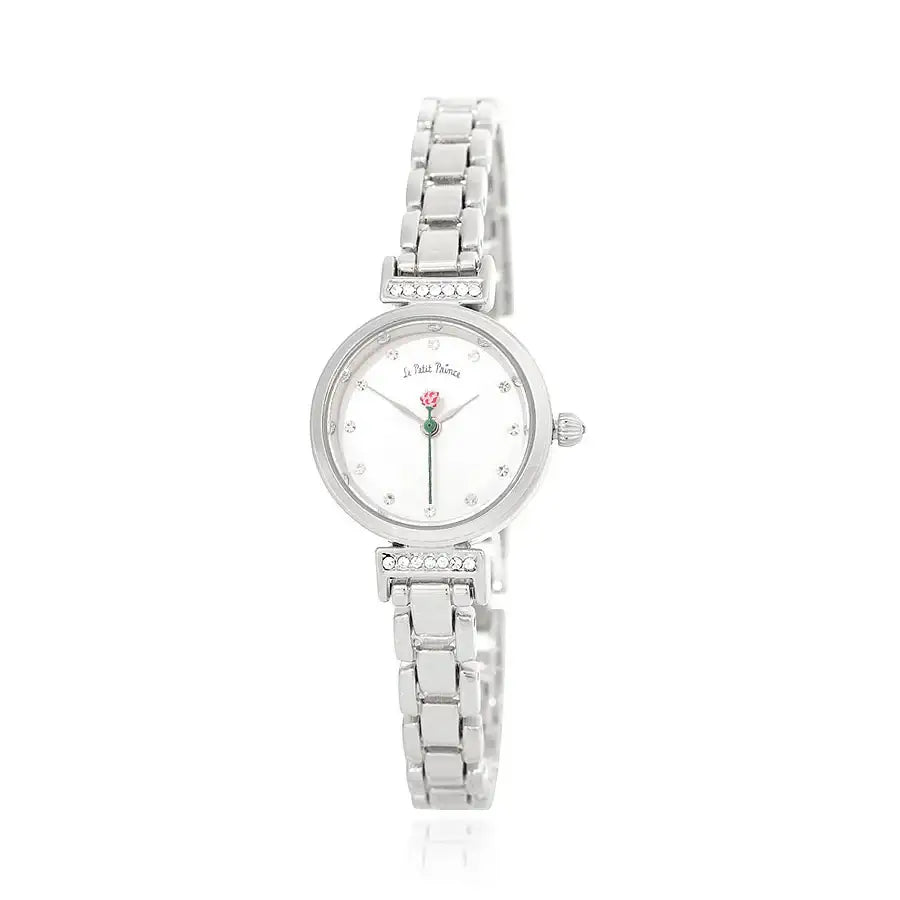 Le Petit Prince x OST - One Rose Silver Metal Watch - OST - Watches - Harumio