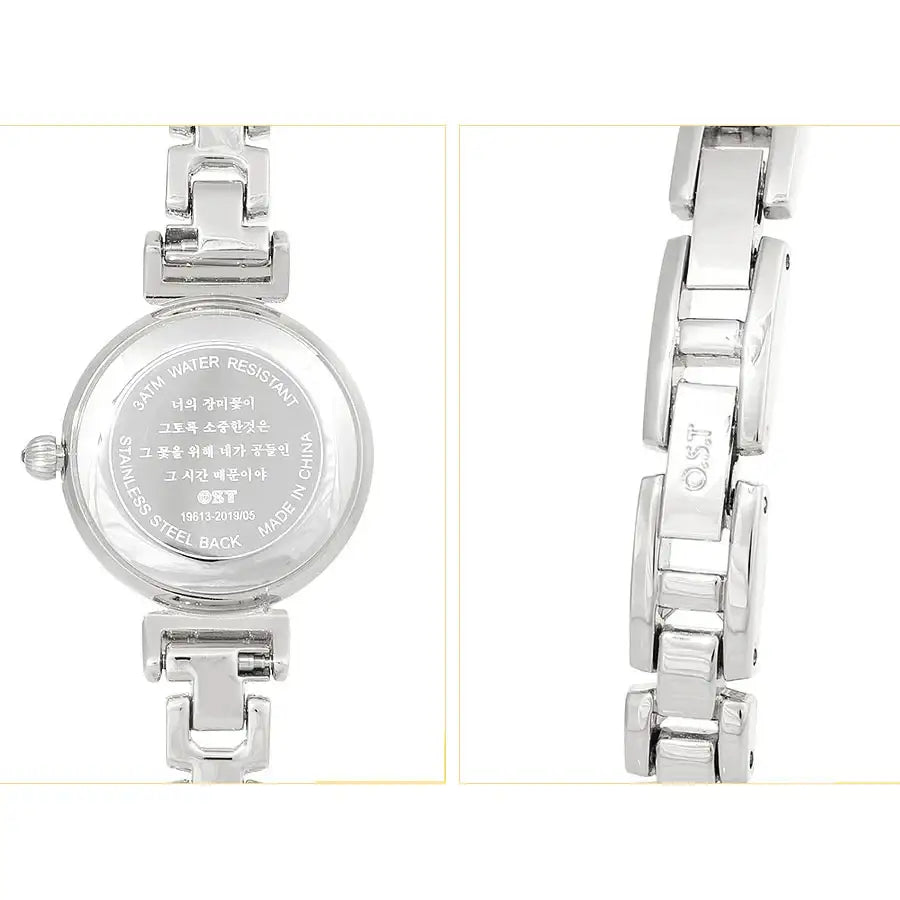 Le Petit Prince x OST - One Rose Silver Metal Watch - OST - Watches - Harumio