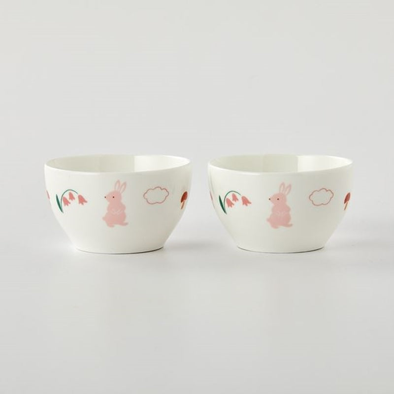 Korean My Rabbit - Porcelain Bowl 2P Set
