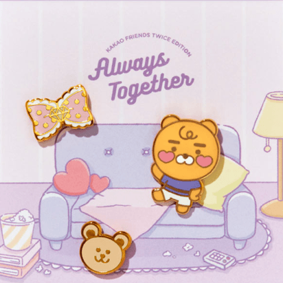 Kakao Friends - TWICE Edition Pin Badges - Kakao Friends - Accesories - Harumio