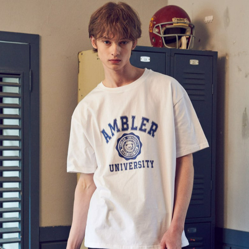 Ambler - Bear Mark Unisex Overfit T-shirt
