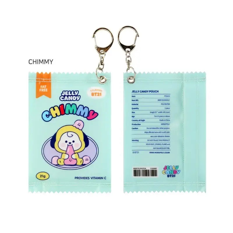 BT21 x Monopoly - Baby Jelly Candy Pouch - BT21 x Monopoly - Pouches - Harumio