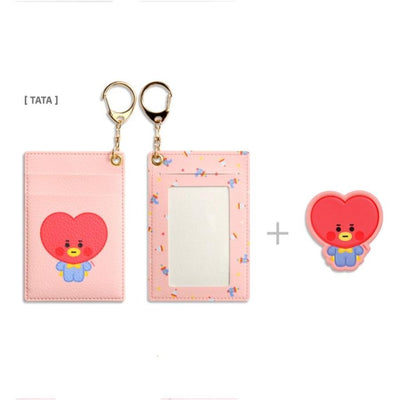 BT21 x Monopoly - Baby Leather Patch Card Holder