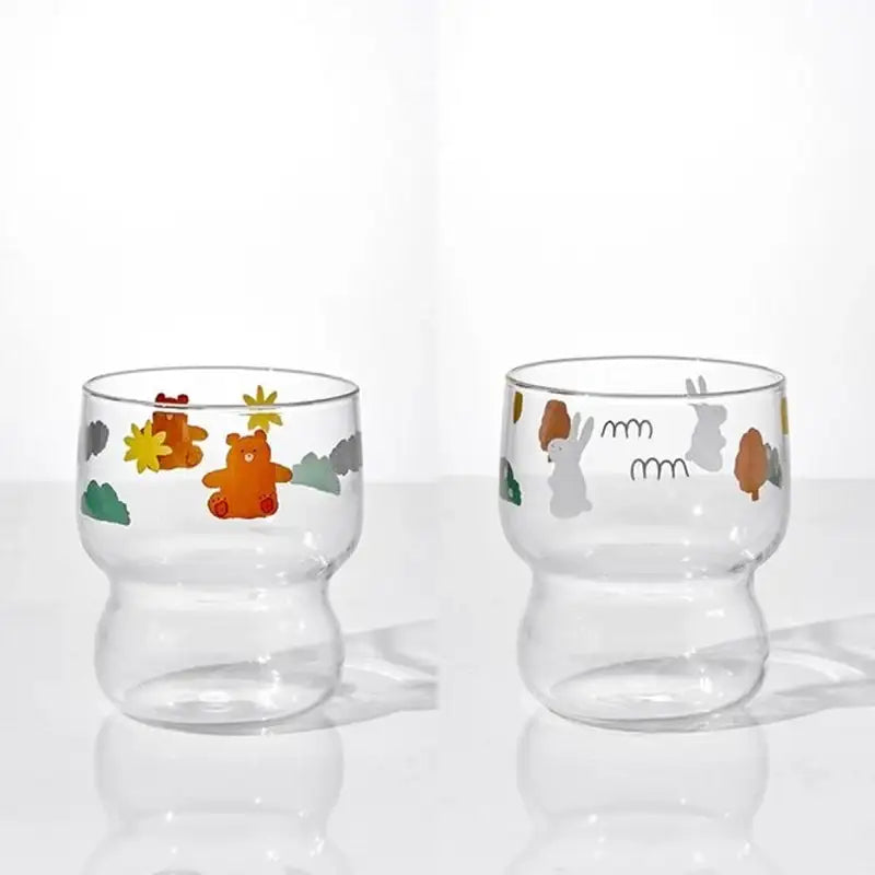 Korean Little Buddy - Dongle Glass Cup - Modern House - Tableware - Harumio
