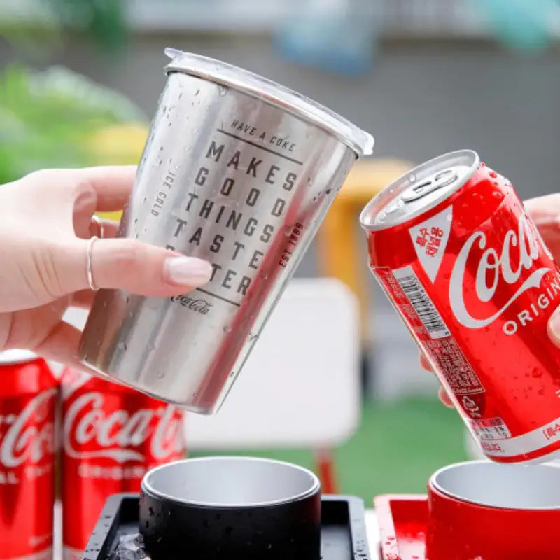 Bo Friends x Coca-Cola - Stainless steel Tumbler - Bo Friends - Tumbler - Harumio