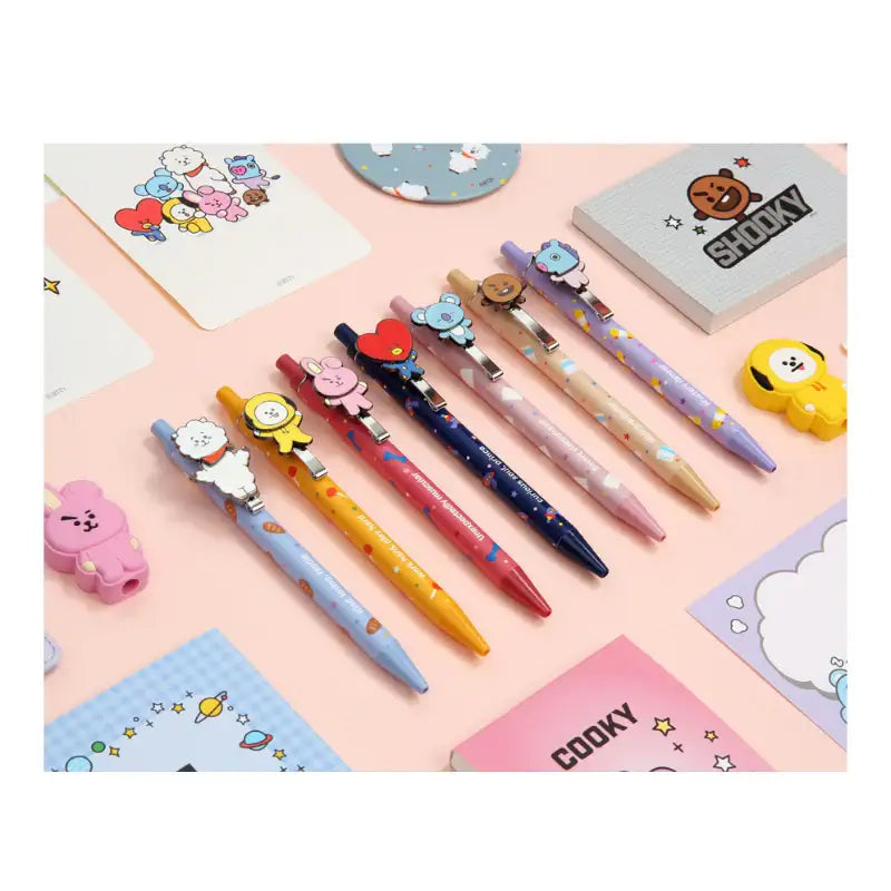 Monopoly x BT21 - Swing Gel Pen - 0.5mm - Monopoly - Gel Pen - Harumio