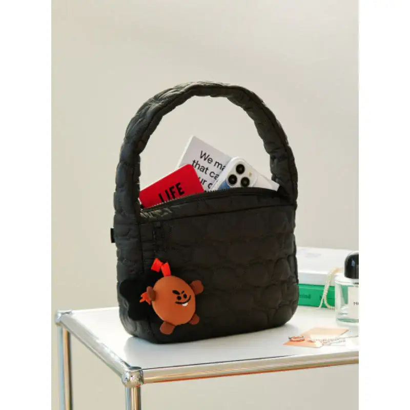 BT21 - Winter Quilted Hobo Bag - LINE FRIENDS - Hobo Bag - Harumio