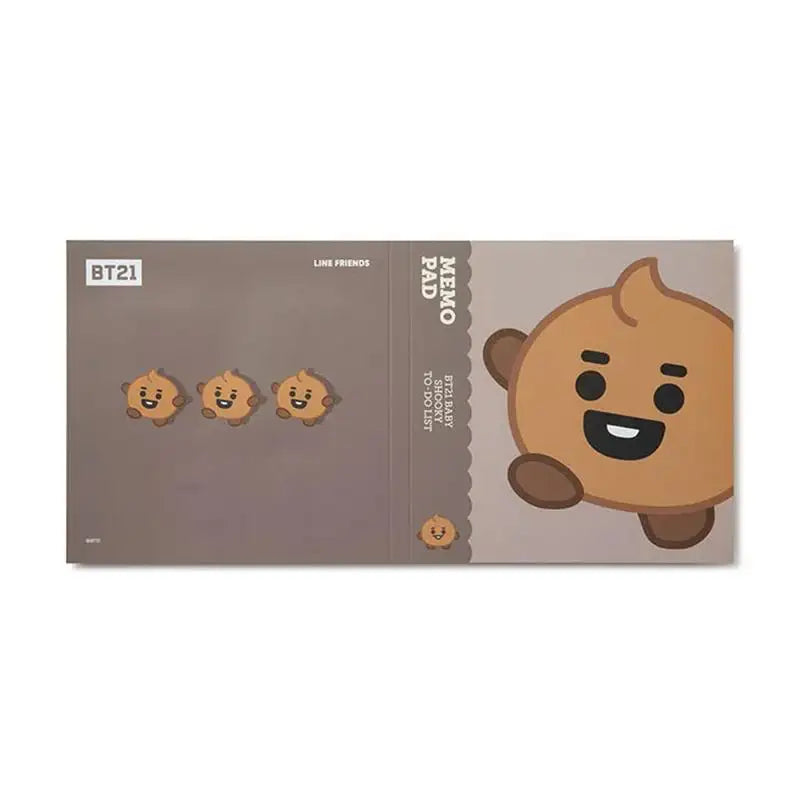 BT21 - Baby Sticky Note Pad - BT21 - Stationary - Harumio