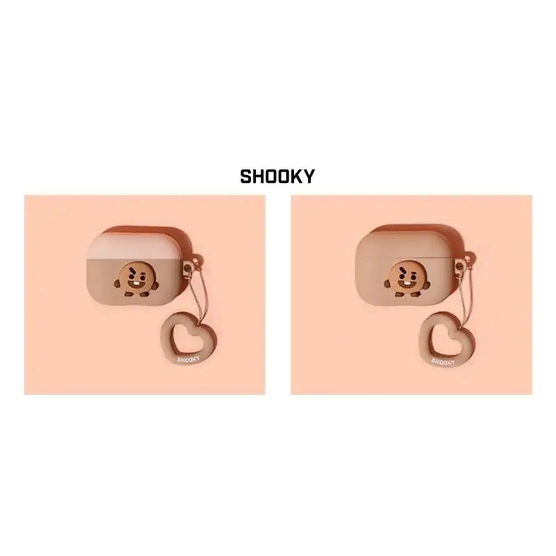 BT21 x Royche - Airpods Pro Case Heart Ring Duo - BT21 - Accessories - Harumio
