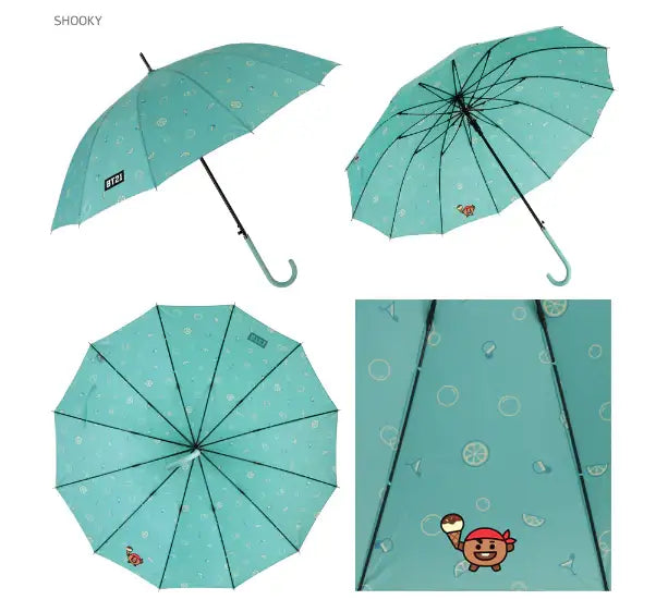 BT21 x Monopoly - Dolce Automatic Long Umbrella - Monopoly - Umbrella - Harumio