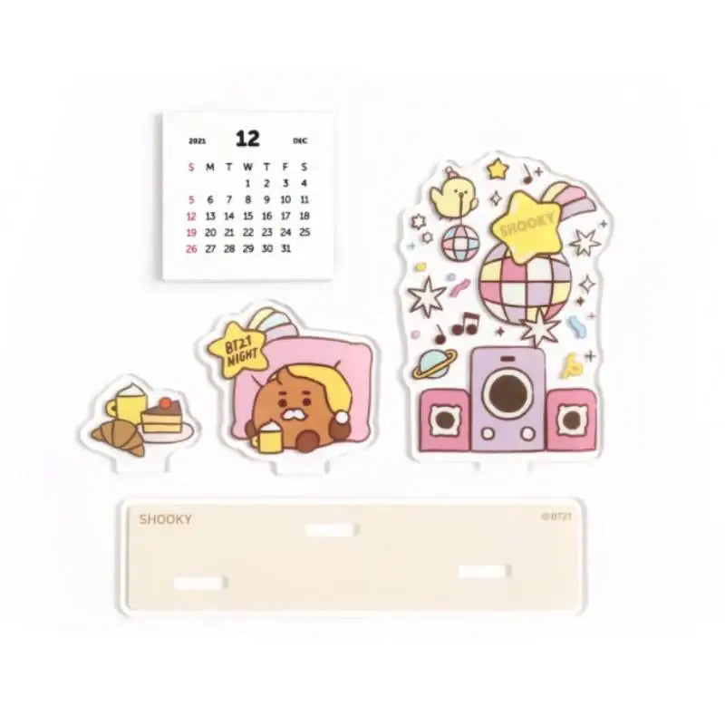 BT21 - Acrylic Stand Calendar - Party - BT21 - Accesories - Harumio