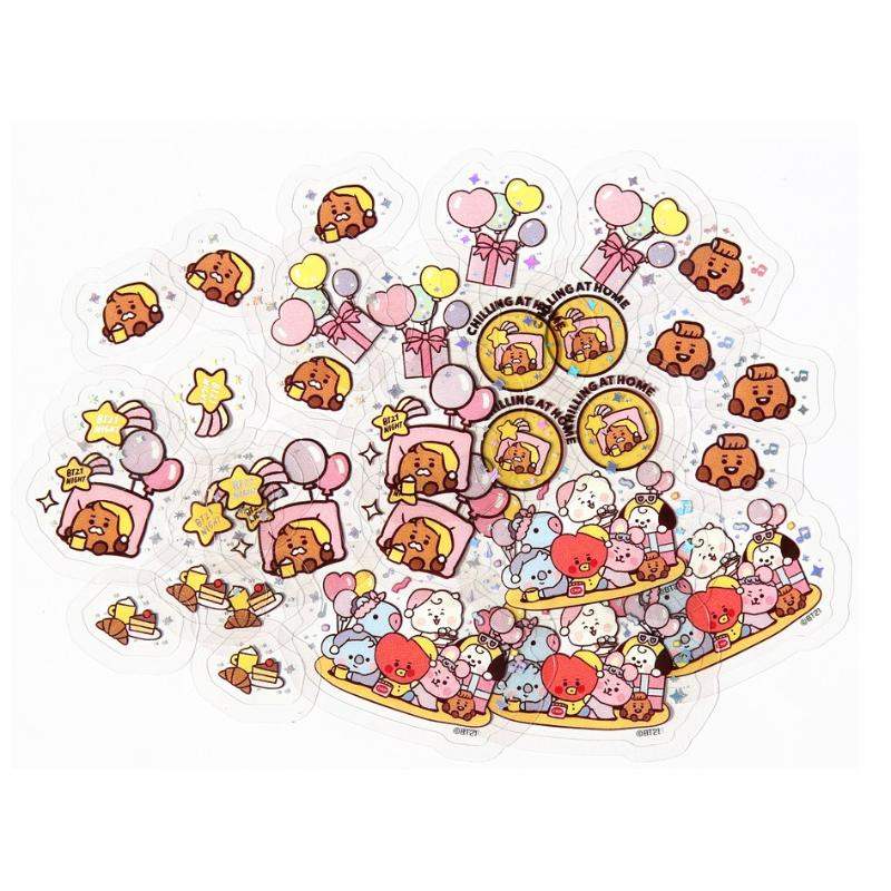 BT21 - Flake Sticker Pack - Party - BT21 - Accesories - Harumio
