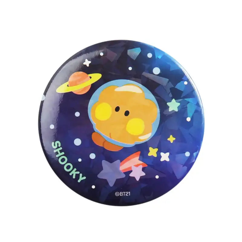 Monopoly x BT21 - Can Badge - Space - Monopoly - Badges - Harumio