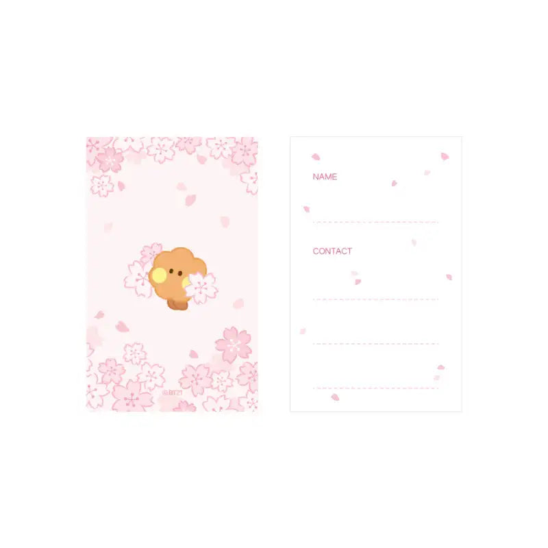 Monopoly x BT21 - Minini Travel Tag- Cherry Blossom - Monopoly - Travel Tag - Harumio