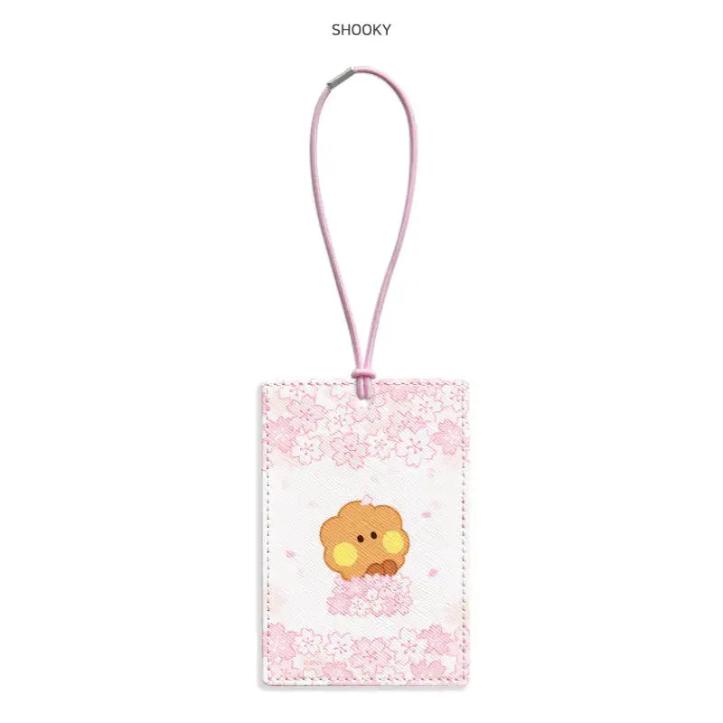 Monopoly x BT21 - Minini Travel Tag- Cherry Blossom - Monopoly - Travel Tag - Harumio