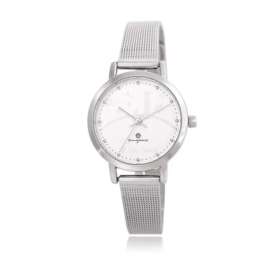 Le Petit Prince x OST - Le Petit Prince and Planet Silver Luminous Mesh Watch - OST - Watches - Harumio