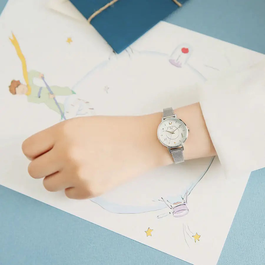 Le Petit Prince x OST - Silver Mesh Watch - OST - Watches - Harumio