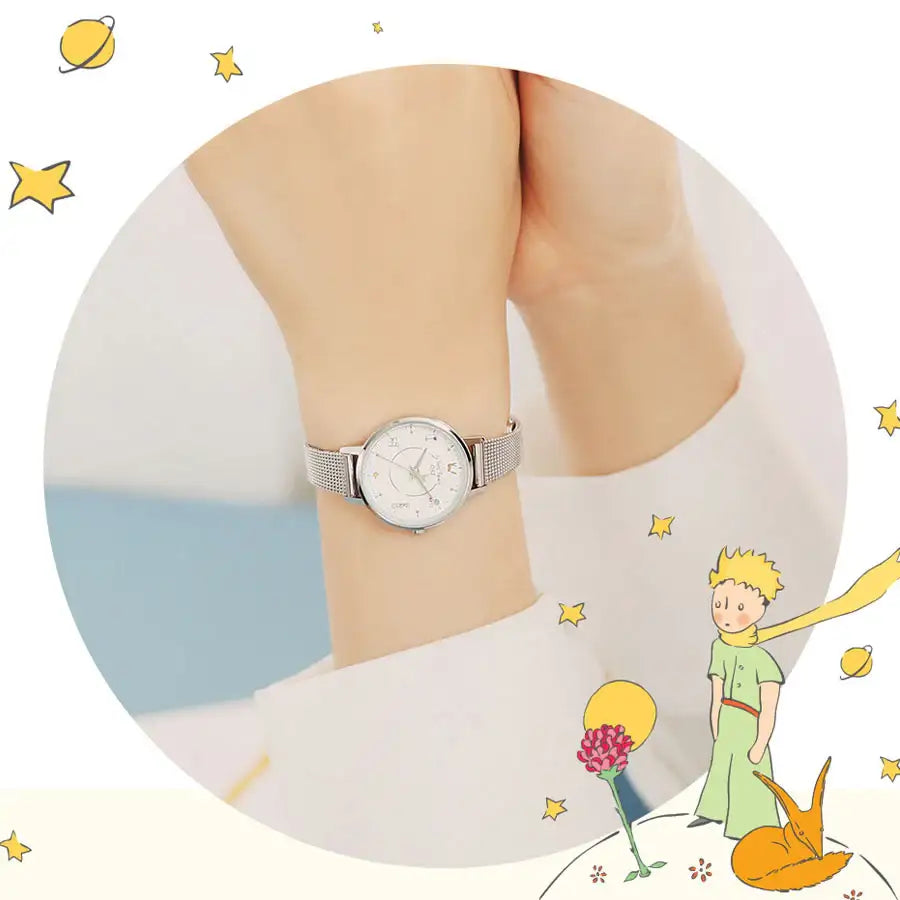 Le Petit Prince x OST - Silver Mesh Watch - OST - Watches - Harumio