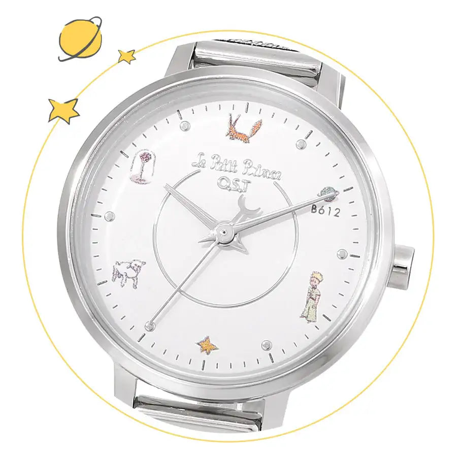 Le Petit Prince x OST - Silver Mesh Watch - OST - Watches - Harumio
