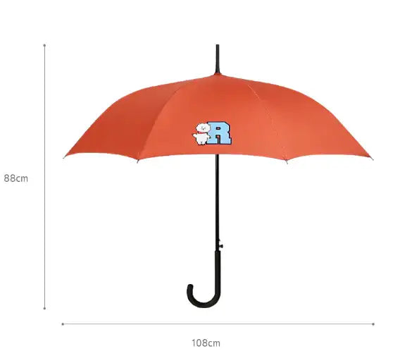 BT21 x Monopoly - Emblem Automatic Long Umbrella - Monopoly - Umbrella - Harumio