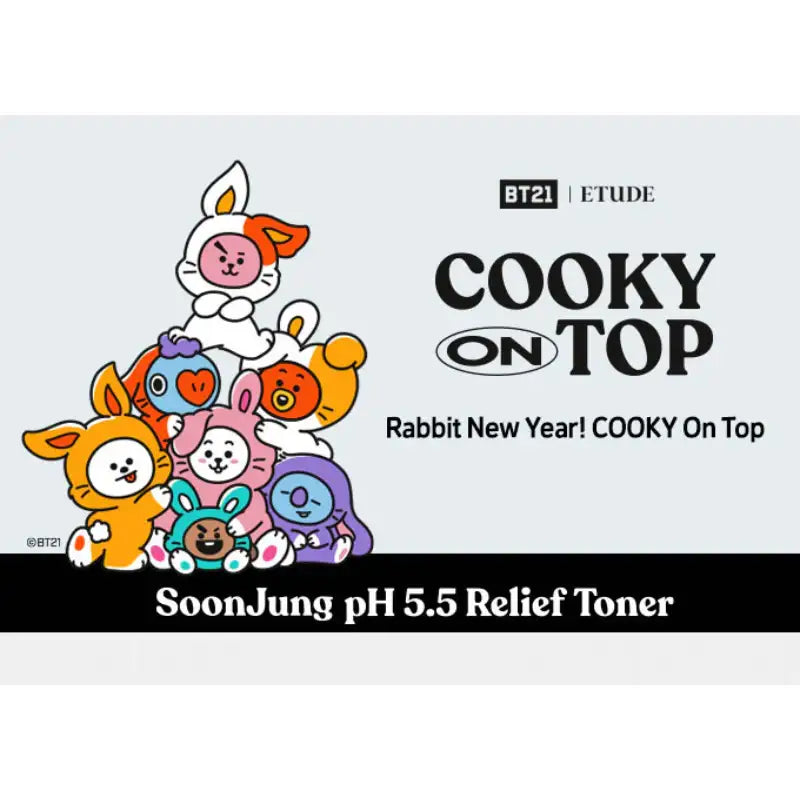 ETUDE x BT21 - SoonJung pH 5.5 Relief Toner - ETUDE x BT21 - Toners - Harumio