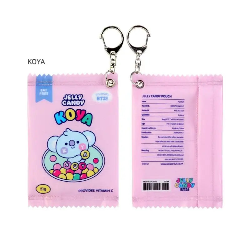 BT21 x Monopoly - Baby Jelly Candy Pouch - BT21 x Monopoly - Pouches - Harumio