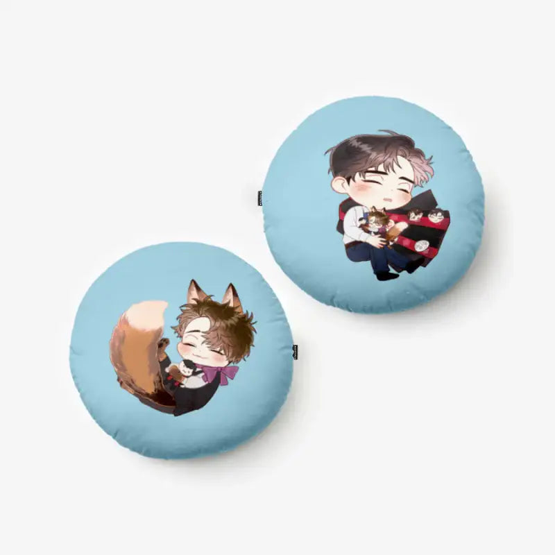 Mad Place - Fox Ideun Round Cushion - Junah COMICS - Accessories - Harumio