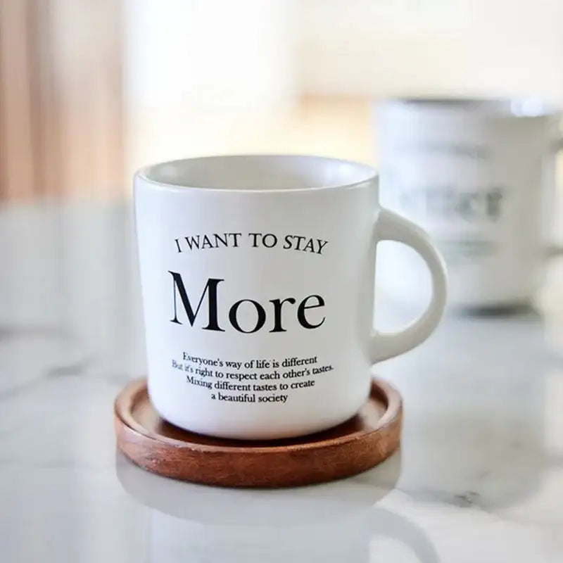 Korean Mine Lettering - Mug - Modern House - Mugs - Harumio