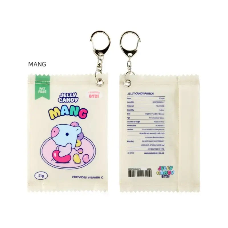BT21 x Monopoly - Baby Jelly Candy Pouch - BT21 x Monopoly - Pouches - Harumio