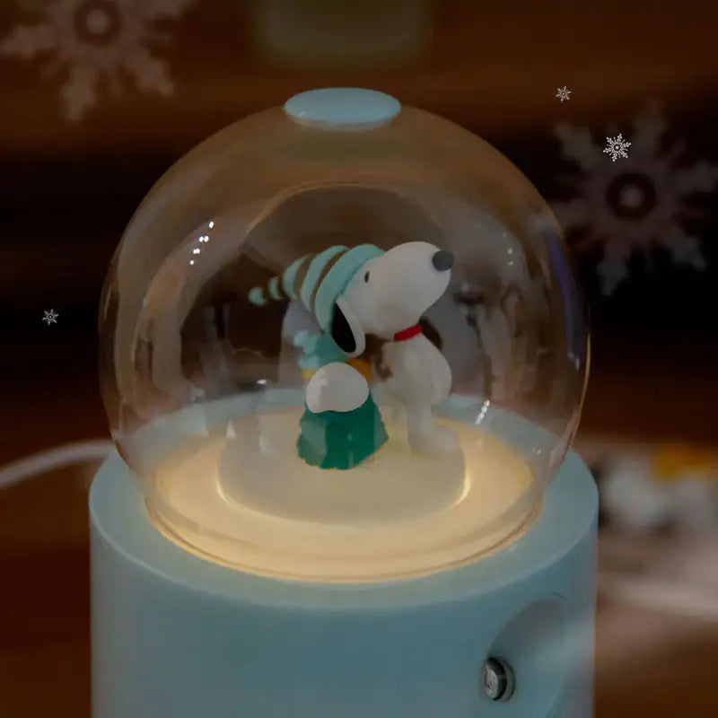 Bo Friends x Peanuts - Snoopy Music Box Snow Globe Humidifier - Bo Friends - Humidifier - Harumio