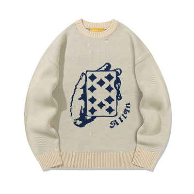 Mainbooth - Spade Card Sweater