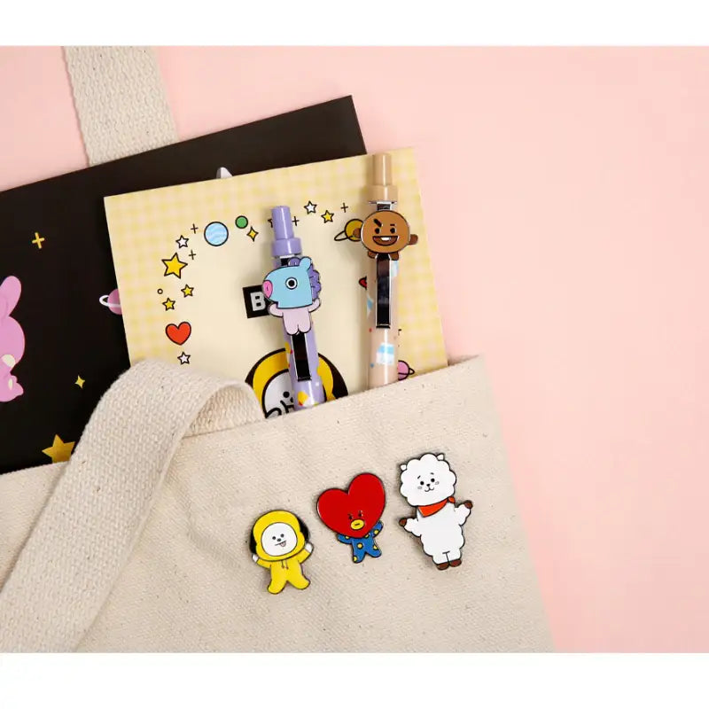 Monopoly x BT21 - Swing Pin Badge - Monopoly - Pin Badge - Harumio