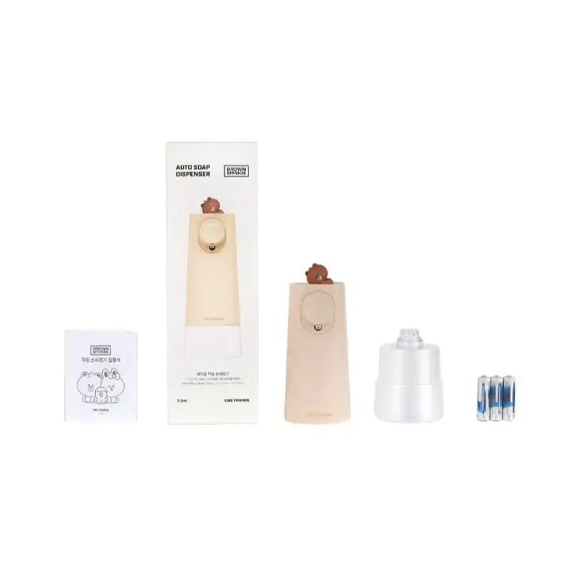 PON X LINE FRIENDS - Brown & Friends Automatic Soap Dispenser - PON X LINE FRIENDS - Soap & Lotion Dispensers - Harumio