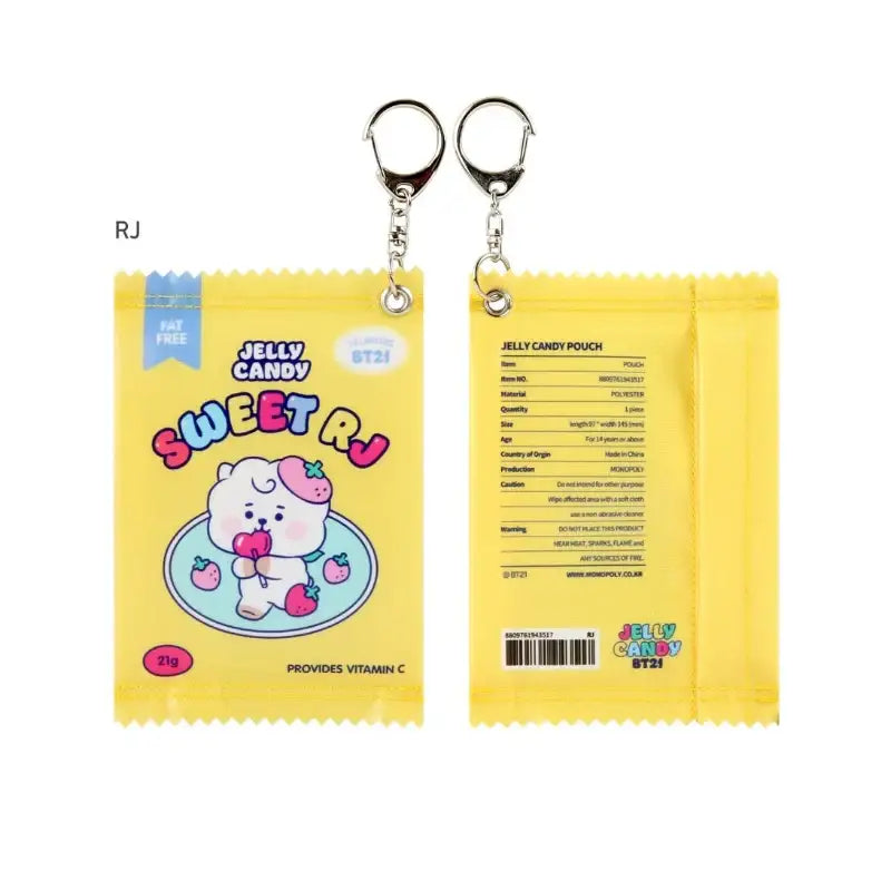 BT21 x Monopoly - Baby Jelly Candy Pouch - BT21 x Monopoly - Pouches - Harumio