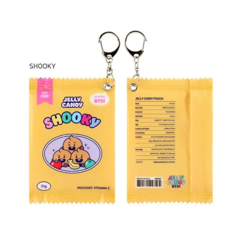 BT21 x Monopoly - Baby Jelly Candy Pouch - BT21 x Monopoly - Pouches - Harumio