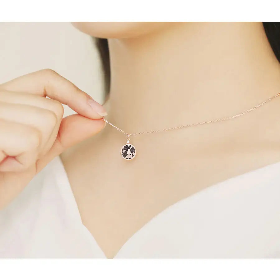 Le Petit Prince x OST - Starlight Palace Coin Necklace - OST - Accessories, Jewelry - Harumio
