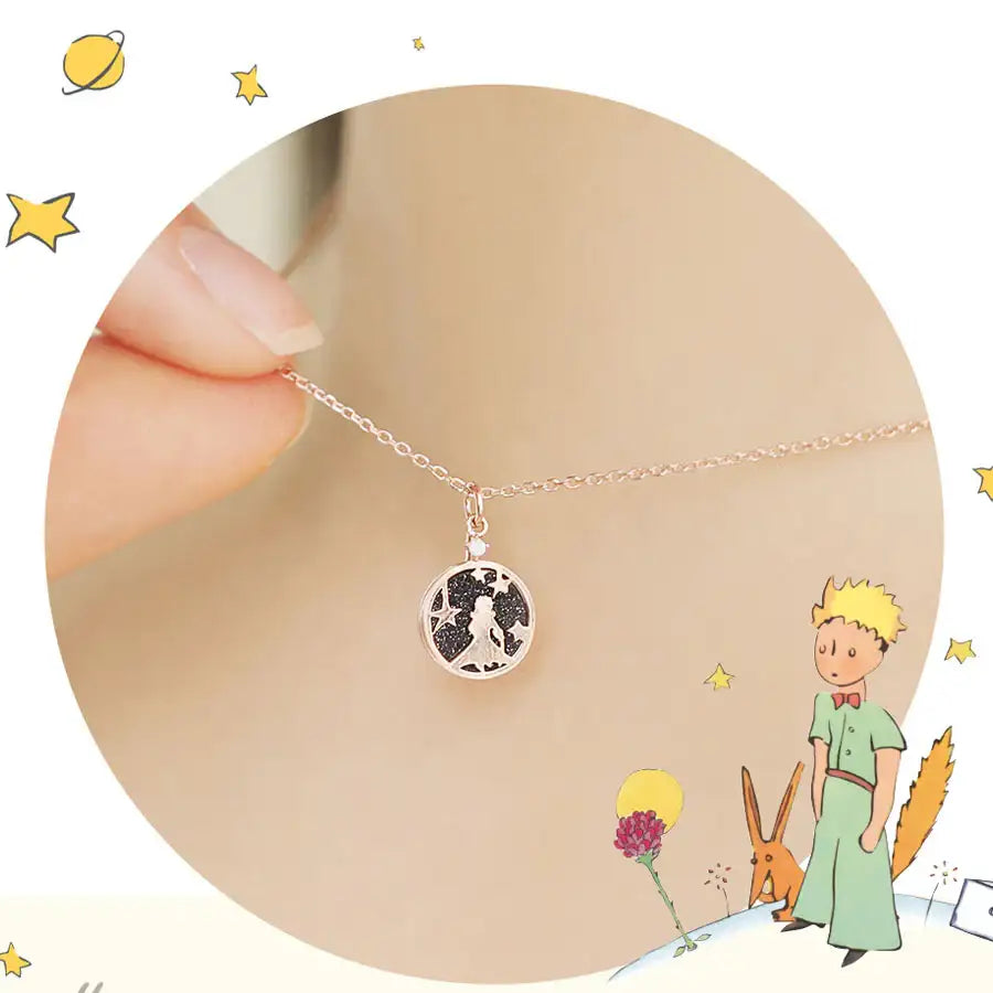 Le Petit Prince x OST - Starlight Palace Coin Necklace - OST - Accessories, Jewelry - Harumio