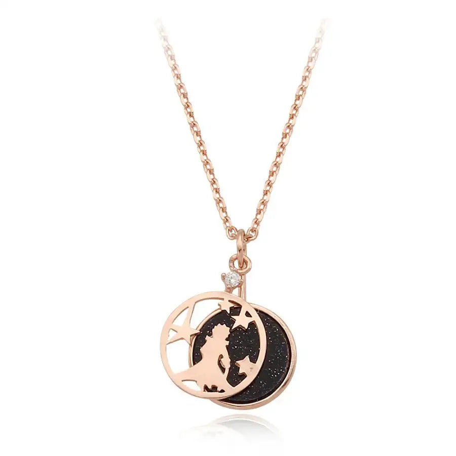 Le Petit Prince x OST - Starlight Palace Coin Necklace - OST - Accessories, Jewelry - Harumio