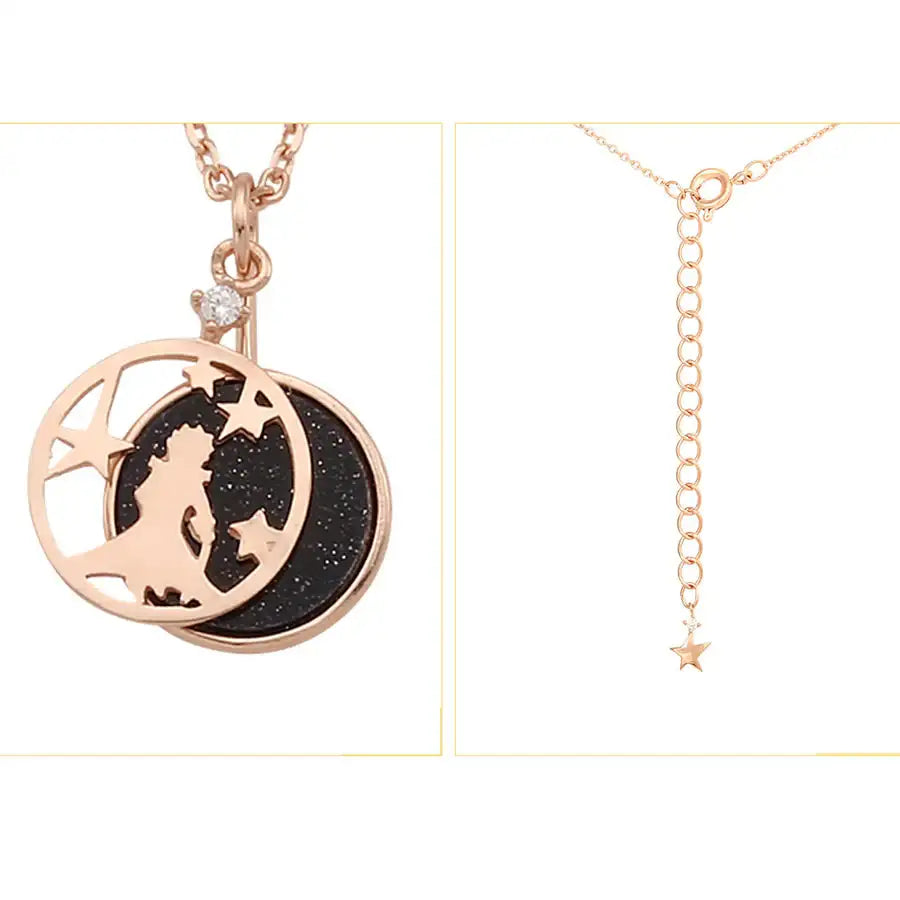 Le Petit Prince x OST - Starlight Palace Coin Necklace - OST - Accessories, Jewelry - Harumio