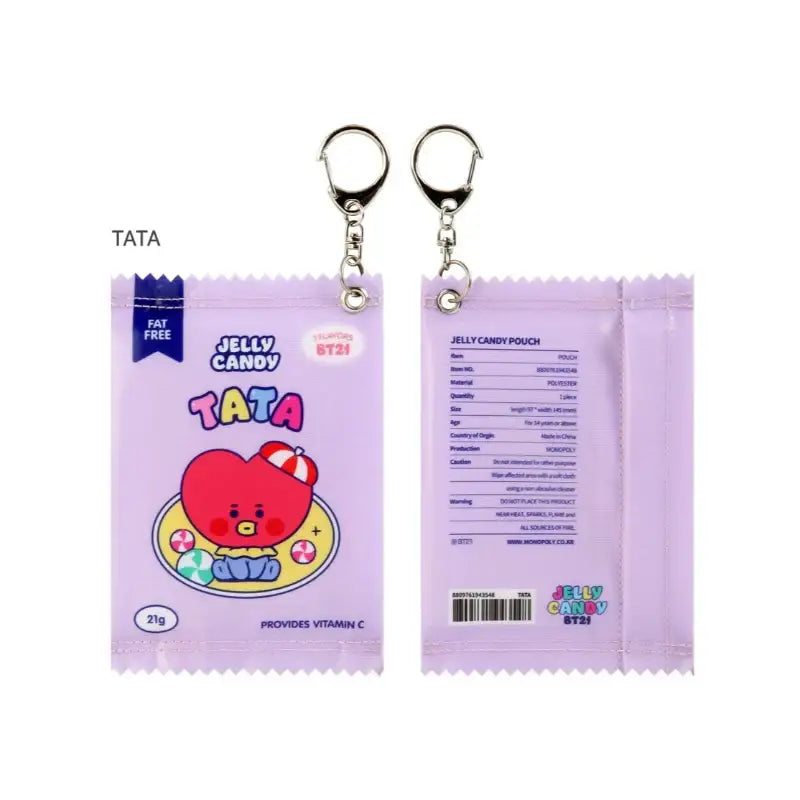 BT21 x Monopoly - Baby Jelly Candy Pouch - BT21 x Monopoly - Pouches - Harumio