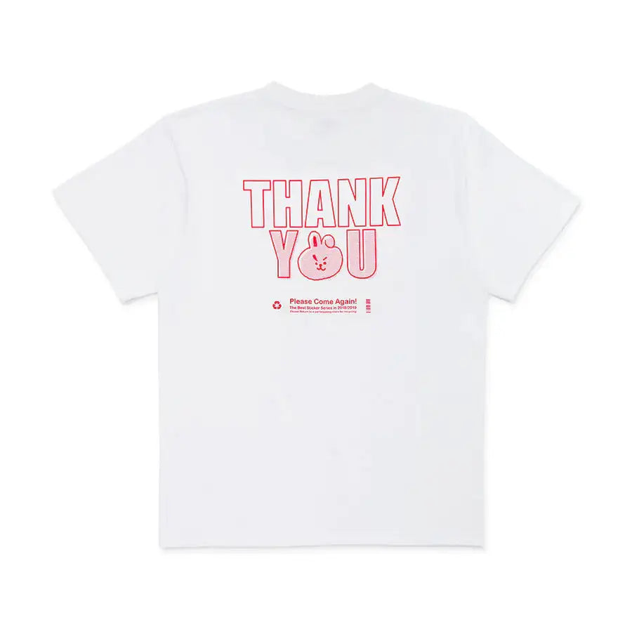 BT21 - Sticker Collection - Thank You T-shirt - BT21 - T-Shirt - Harumio